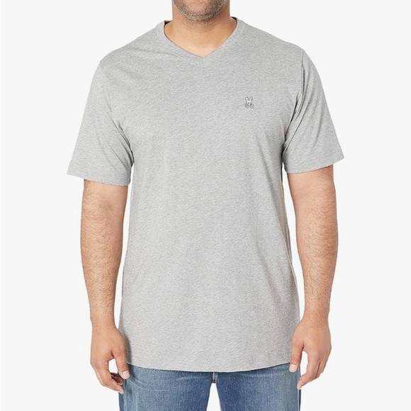 Psycho Bunny Gray Short Sleeve Tee men’s size 6 - Picture 1 of 5